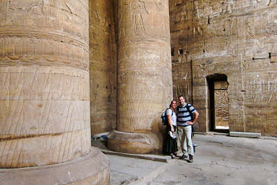 Wij in de Edfu tempel