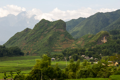 Landschap bij Lai Chau
