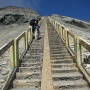 Steile trap naar de Bromo krater<br>Copyright J.H. Bouma & P.A. Jasperse