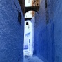 Smalle straatjes in de medina van Chefchaouen<br>Copyright J.H. Bouma & P.A. Jasperse