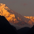 Zonsondergang Annapurna South<br>Copyright J.H. Bouma & P.A. Jasperse
