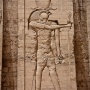 Horus, tempel van Edfoe<br>Copyright J.H. Bouma & P.A. Jasperse