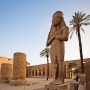 Beeld van Ramses in Karnak<br>Copyright J.H. Bouma & P.A. Jasperse